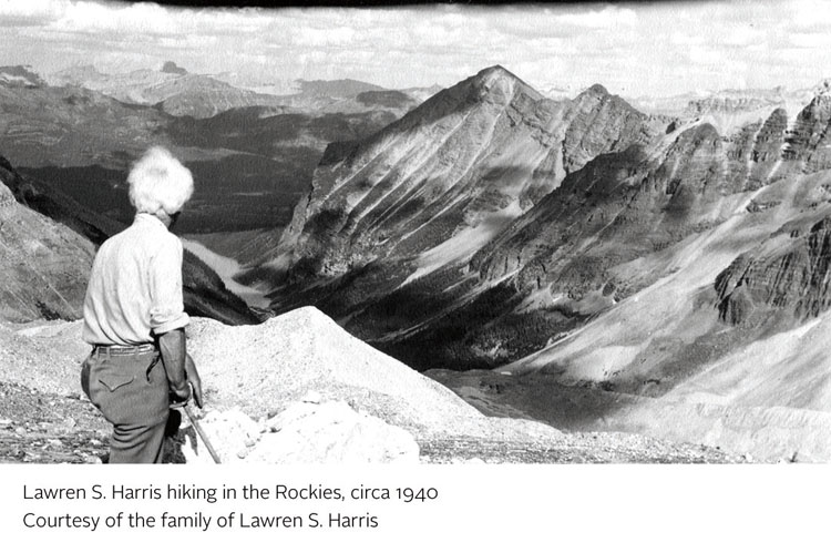 From Sentinel Pass Above Moraine Lake, Rocky Mts. by Lawren Stewart Harris