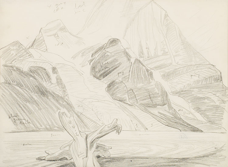 Study for Mount Robson From Berg Lake by Lawren Stewart Harris