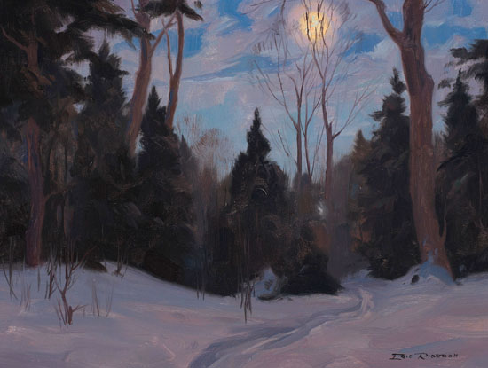 Laurentians, Forest in Winter par John Eric Benson Riordon