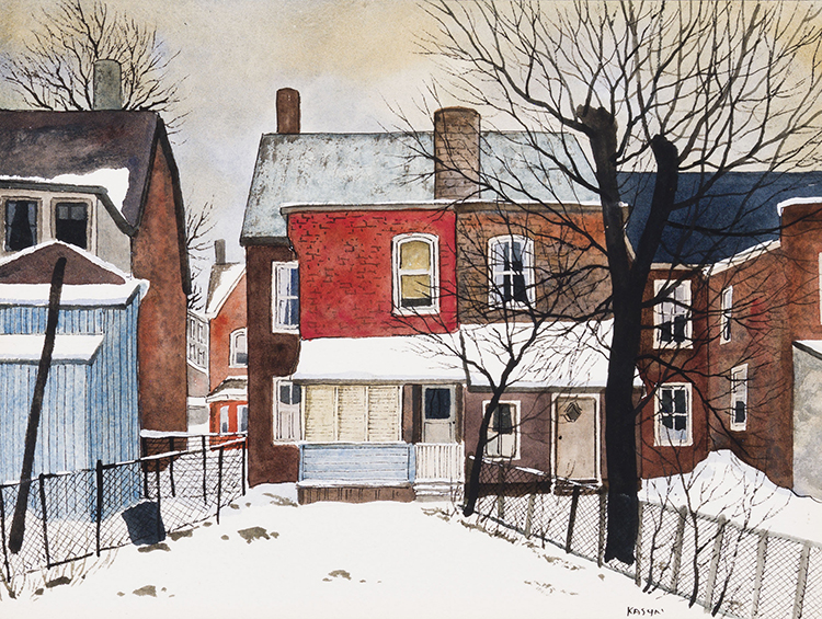 Back Yard on Dovercourt Road by John Kasyn