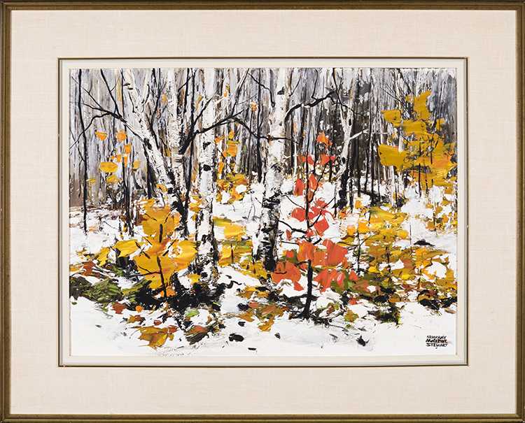 Birch, 2nd Snow by Murray McCheyne Stewart