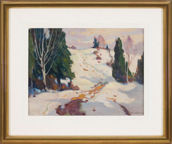 Winter Morning, Kearney, Ontario by John William (J.W.) Beatty