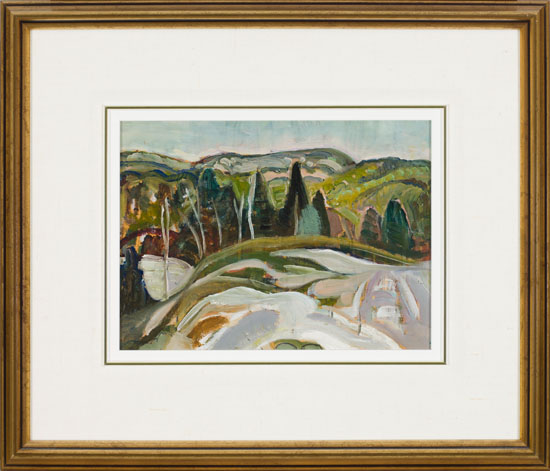 Early Spring, Lake Wonish, Laurentians by Anne Douglas Savage