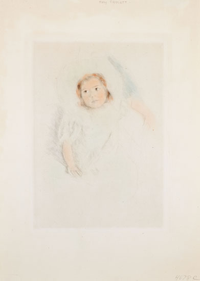 Margot Wearing a Bonnet, No. 1 Cassatt, Mary
