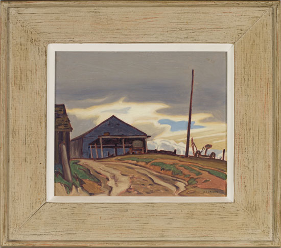 The Old Barn by Alfred Joseph (A.J.) Casson