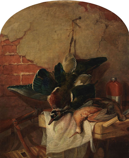 Still Life of Game by Cornelius David Krieghoff