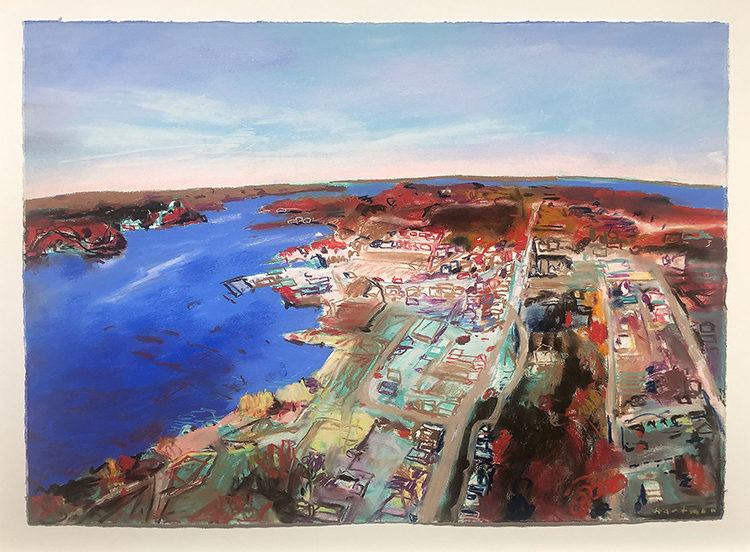 Penetanguishene From Above by John Hartman