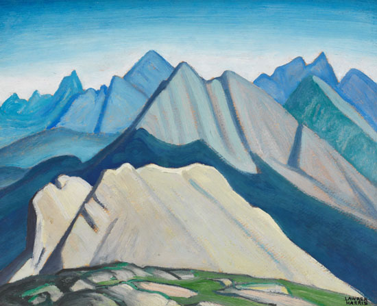 Colin Range - Mountain Sketch LV by Lawren Stewart Harris