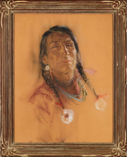Portrait of an Indian par Nicholas de Grandmaison