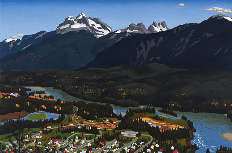 Above Revelstoke by Edward John (E.J.) Hughes