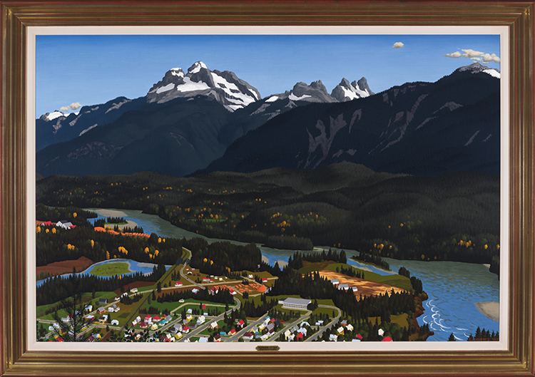 Above Revelstoke by Edward John (E.J.) Hughes