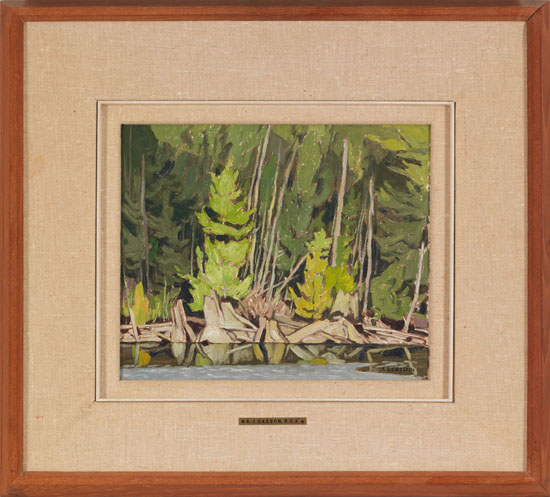 Driftwood, Clarendon Lake par Alfred Joseph (A.J.) Casson