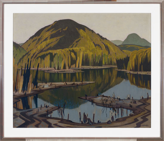 Yantha Lake, Early October par Alfred Joseph (A.J.) Casson