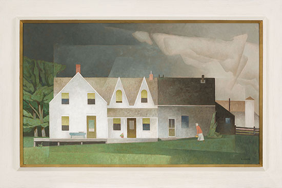Farmhouse Near Wingle by Alfred Joseph (A.J.) Casson