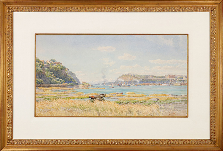 View of Quebec from the River Marshes par Charles Jones Way