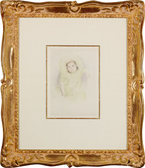Margot Wearing a Bonnet (No. 1) par Mary Cassatt