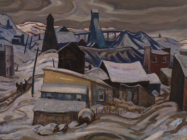 Ontario Mining Town, Cobalt by Alexander Young (A.Y.) Jackson