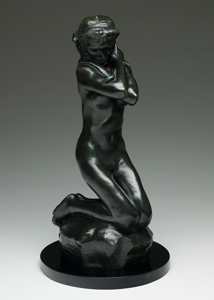 Jeune fille au serpent par Auguste Rodin