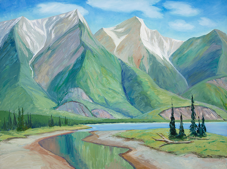 The Esplanade Mountains by Doris Jean McCarthy