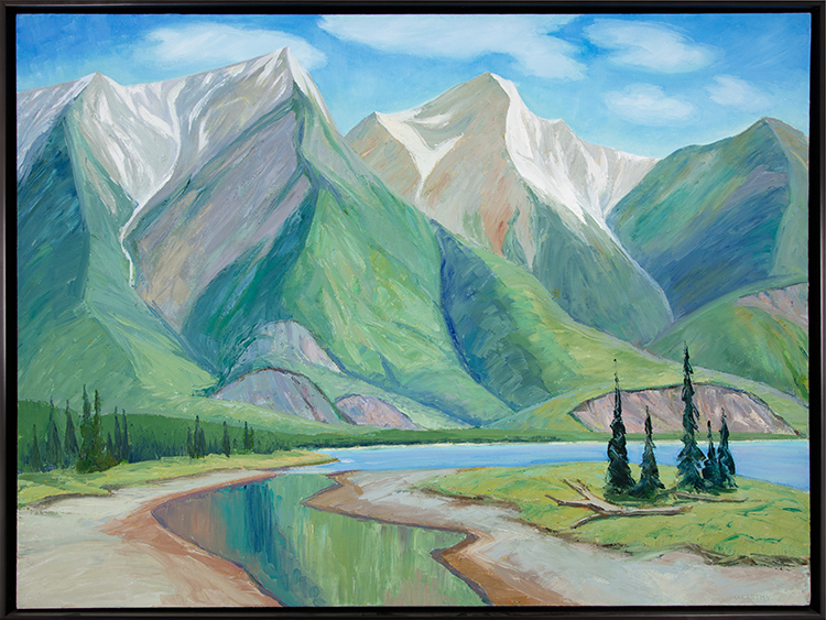 The Esplanade Mountains by Doris Jean McCarthy