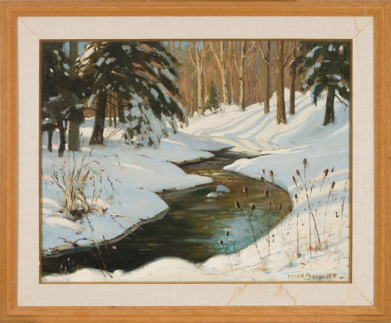 Winter Stream par Frank Shirley Panabaker