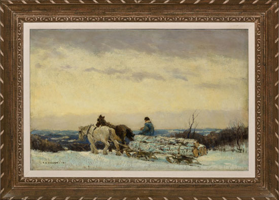 Hauling Logs by Frederick Simpson Coburn