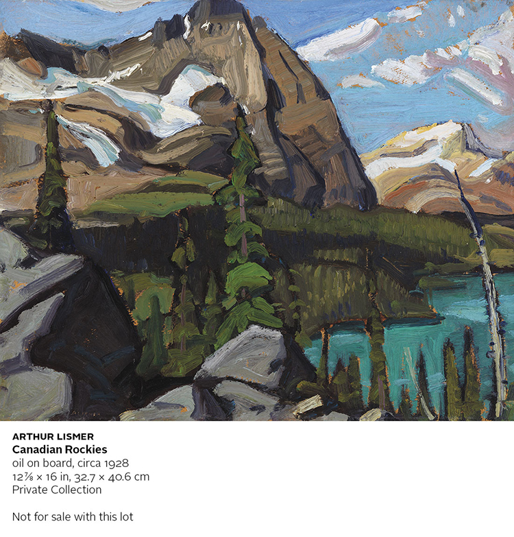 Mountain and Lake par Arthur Lismer