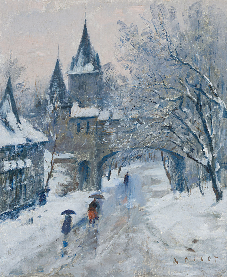 Evening, St. John's Gate, Quebec City by Robert Wakeham Pilot