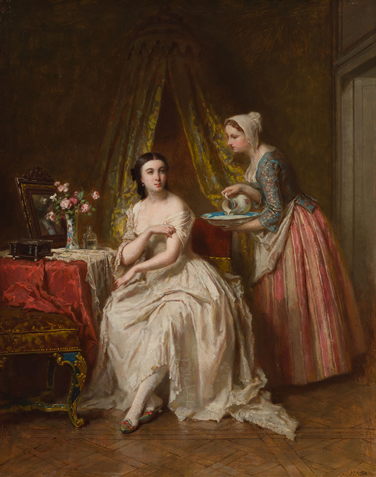 La toilette par Antoine Emile Plassan