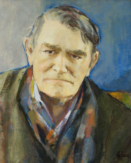 Portrait of Maxwell Bennett Bates by Myfanwy Spencer Pavelic