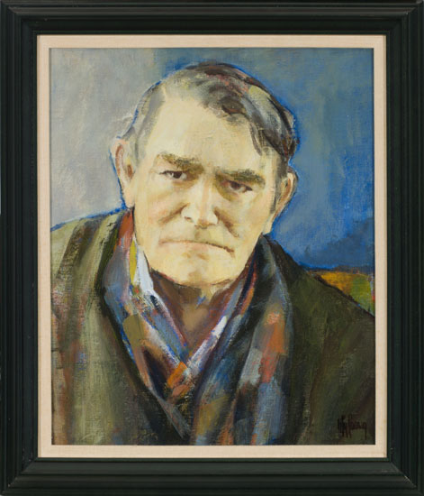 Portrait of Maxwell Bennett Bates by Myfanwy Spencer Pavelic