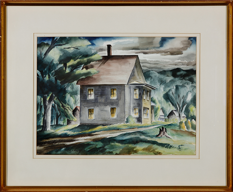 House at Union Village, Vermont by Carl Fellman Schaefer