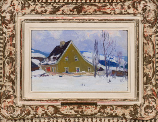 Vieille maison du rang St-Laurent, Baie-St-Paul by Clarence Alphonse Gagnon