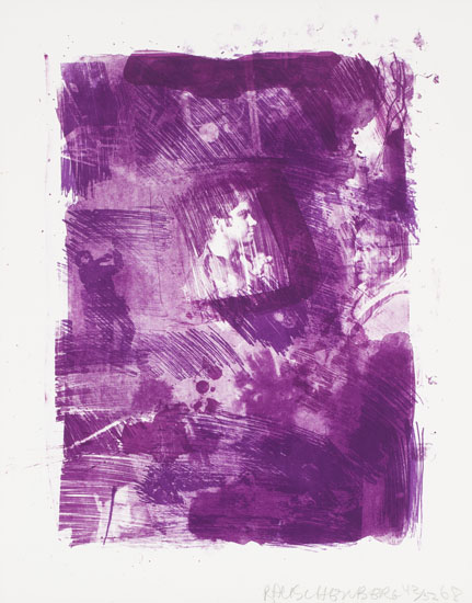Flower Re-Run (from Reels (B+C)) Rauschenberg, Robert