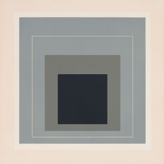 White Line Square IX par Josef Albers