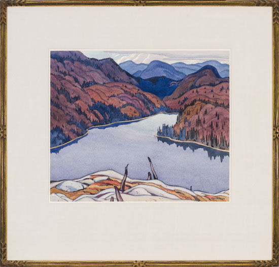 The Lake in the Hills, Lake Superior by Alfred Joseph (A.J.) Casson