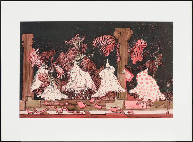 Autumn Dance (Red Version) by Jack Leonard Shadbolt