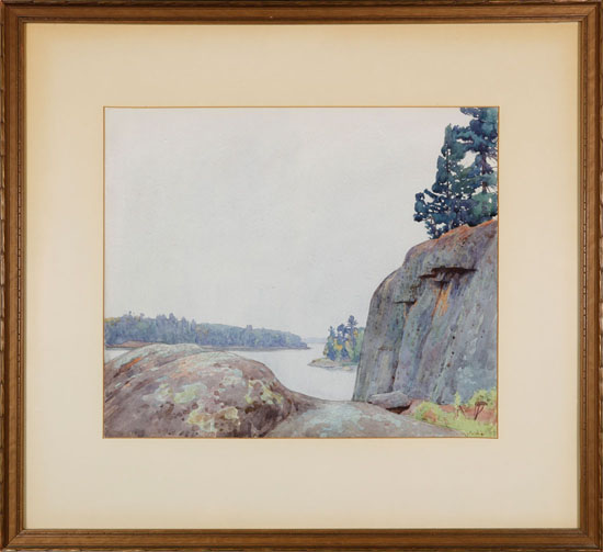Cliff Landscape par Walter Joseph (W.J.) Phillips