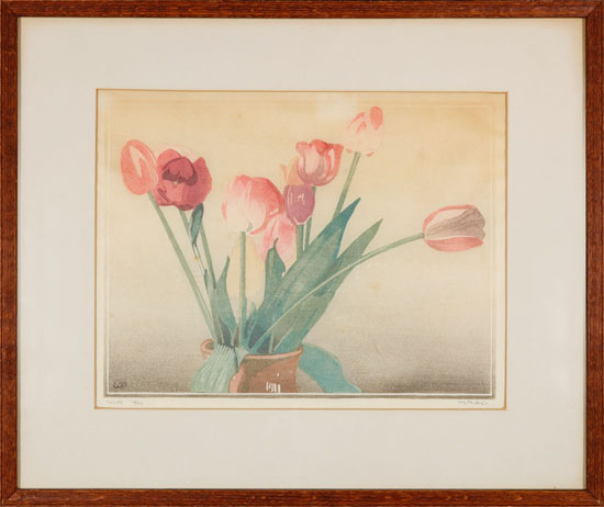 Tulips par Walter Joseph (W.J.) Phillips