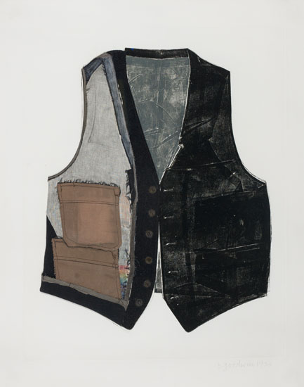 Vest Nine with Collage par Betty Roodish Goodwin