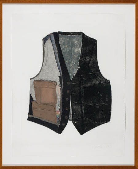 Vest Nine with Collage by Betty Roodish Goodwin