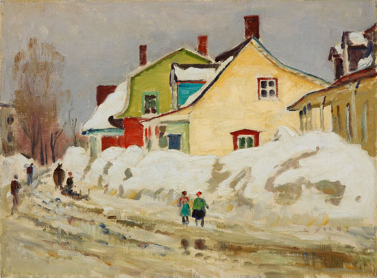 Yellow House, Baie St. Paul par Robert Wakeham Pilot