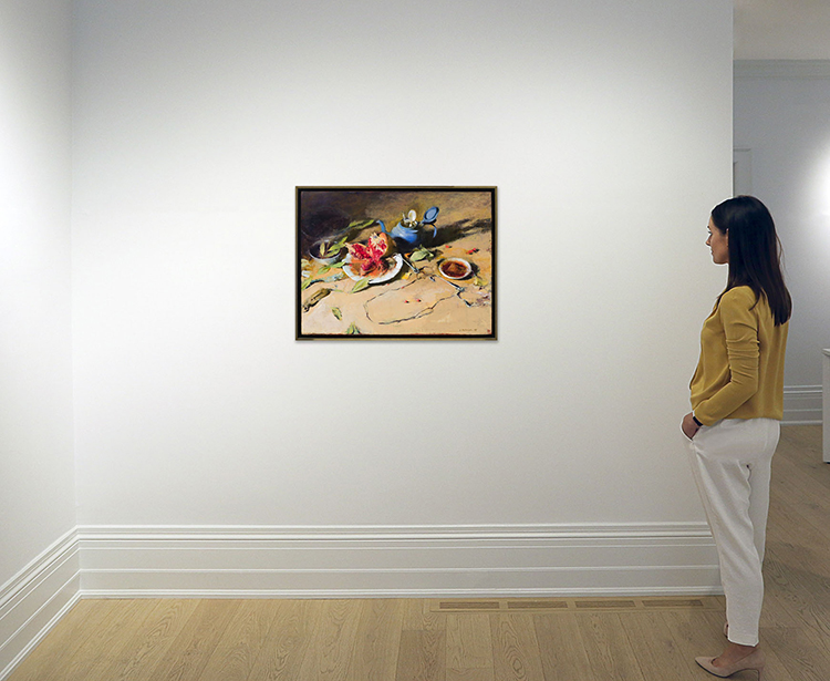 Pomegranate Still Life by Stephanos Daskalakis