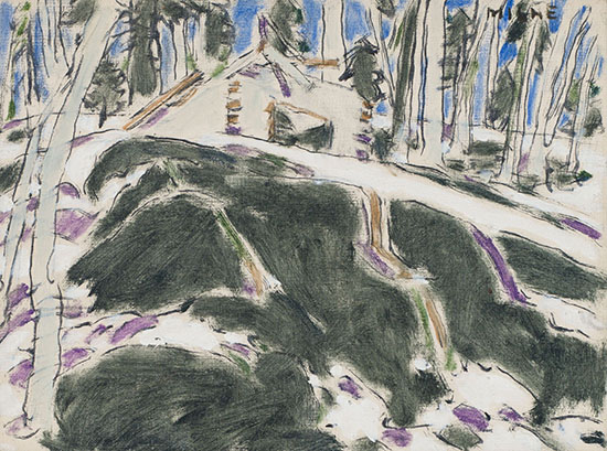 Cabin on the Rock by David Brown Milne