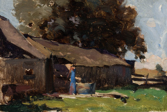 Barn in Summer by John William (J.W.) Beatty