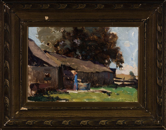 Barn in Summer by John William (J.W.) Beatty