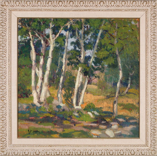 Birch Trees, Summer par Randolph Stanley Hewton
