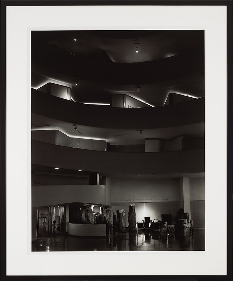 Guggenheim Museum, Installation in Progress, October 1, 2004 by Matthew Pillsbury