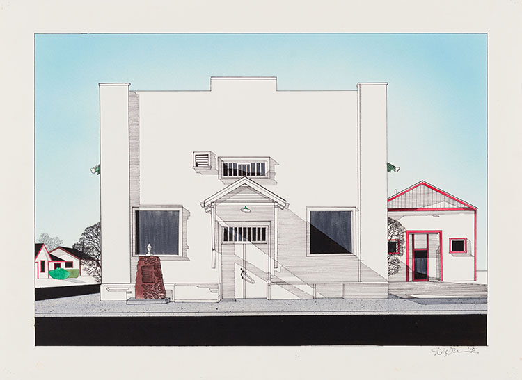 Town Hall by David Allen Thauberger