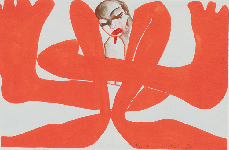 Untitled (Self Portrait) by Francesco Clemente
